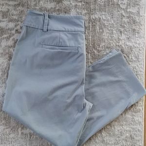 Ann Taylor Outlet Original Crop Pants 4 Petite Grey